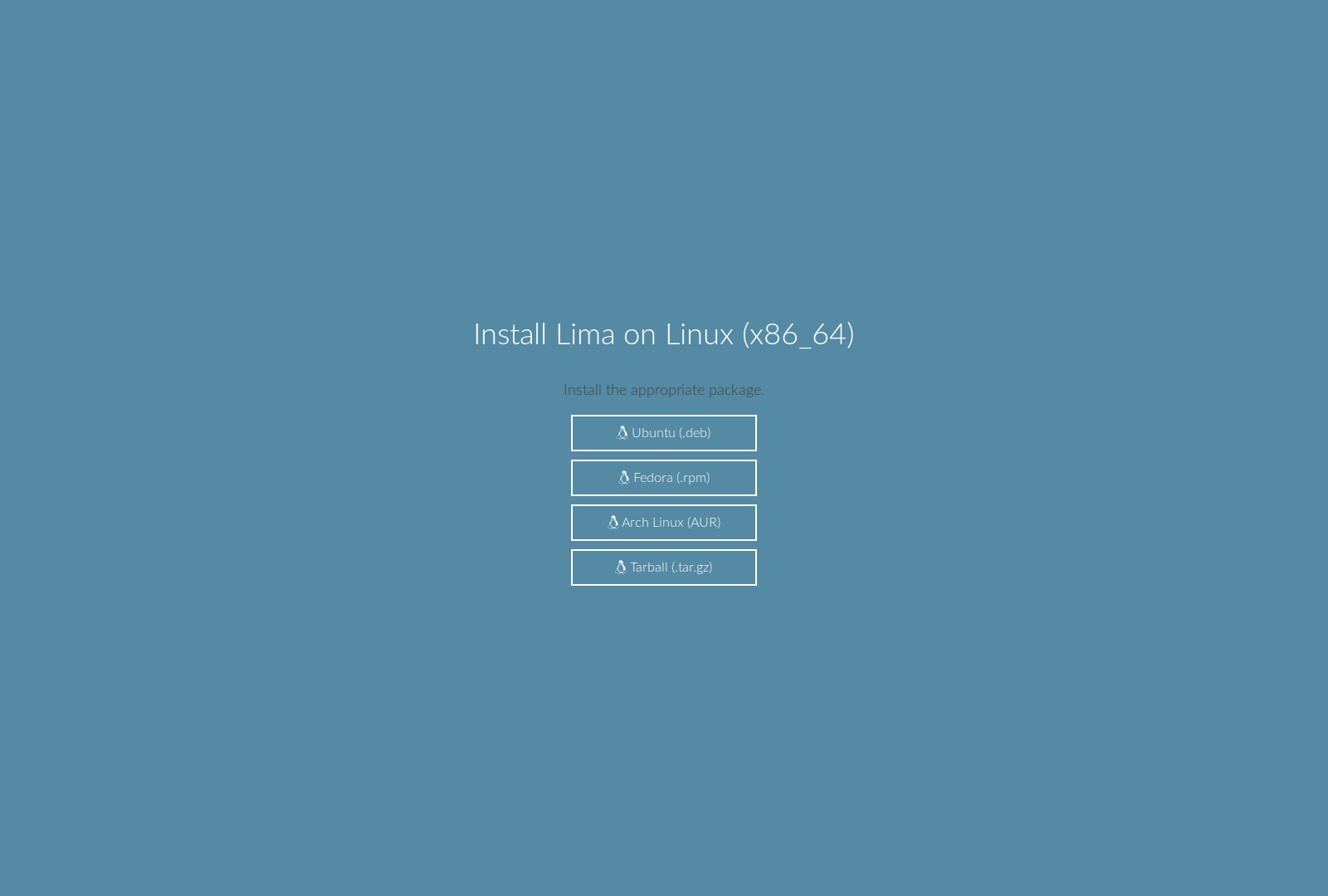 Lima Linux